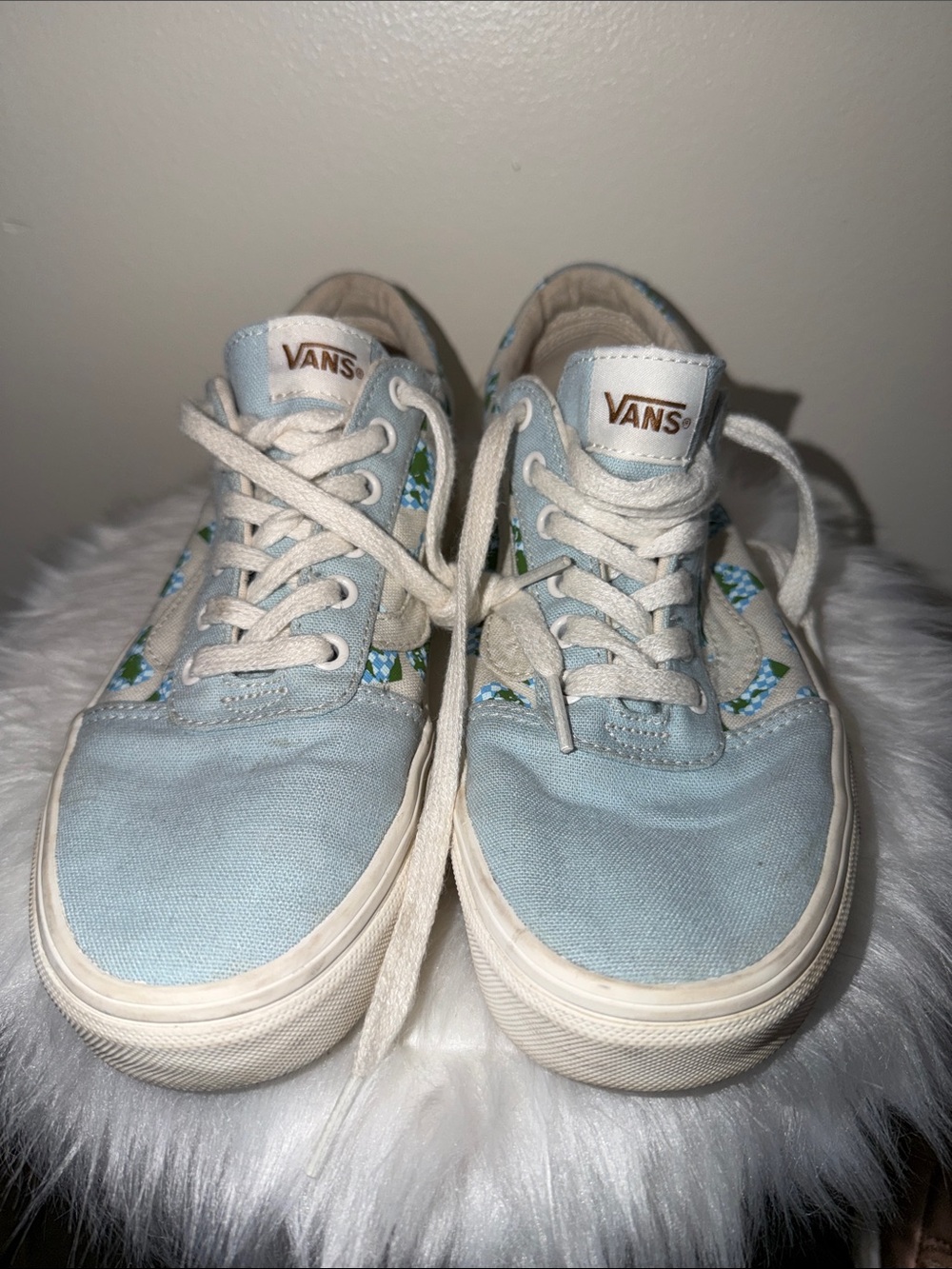 Vans Ward Eco Positivity Earth Planet Heart White Size 9 Women